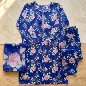 Printed Lawn 3 Piece Suit