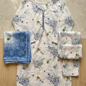 Printed Lawn 3 Piece Suit