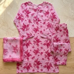 Printed Lawn 3 Piece Suit